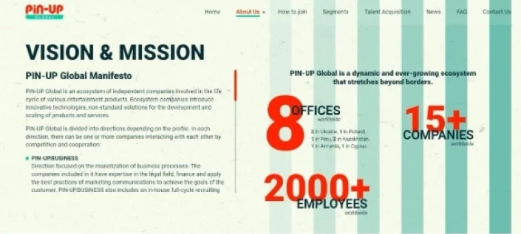 Миссия экосистемы PIN-UP Global | Мой Город Миссия экосистемы PIN-UP Global
