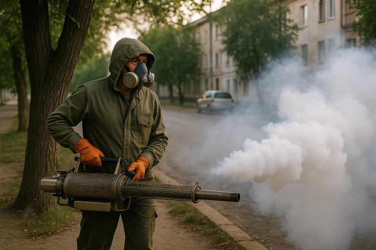 Пять тысяч гектаров обработали от гнуса в Уральске | Мой Город Пять тысяч гектаров обработали от гнуса в Уральске