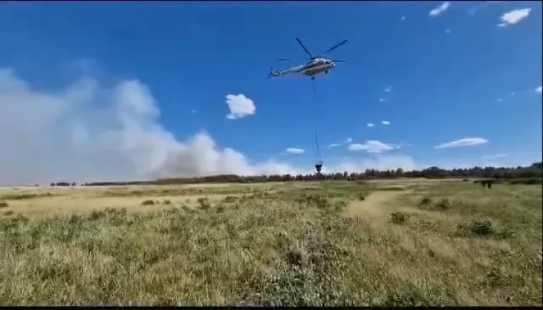 В Абайской области вспыхнули новые пожары | Мой Город В Абайской области вспыхнули новые пожары