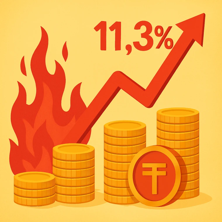 Мамыр айында инфляция 11,3% жетті | Мой Город Мамыр айында инфляция 11,3% жетті