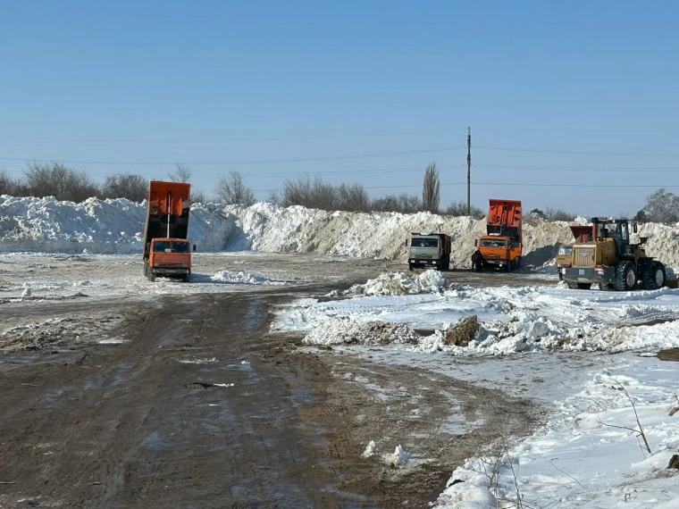 Жители Уральска против снежного полигона возле своих домов