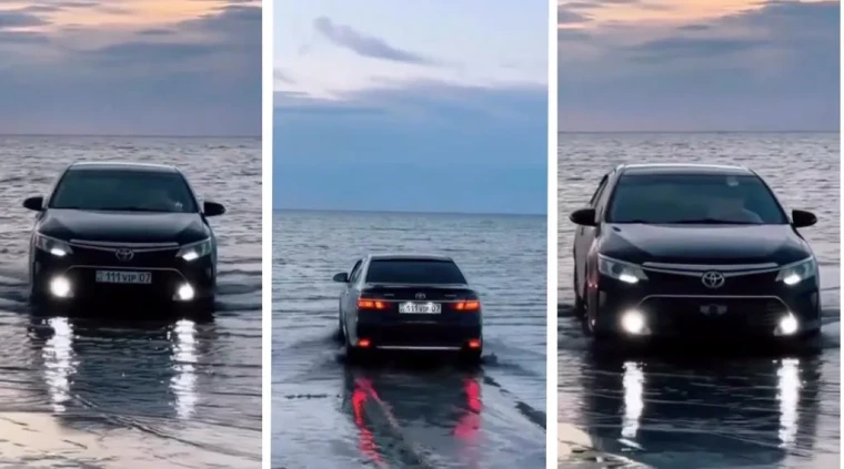 Водителя Camry арестовали за езду с подложными номерами по озеру в ЗКО | Мой Город Водителя Camry арестовали за езду с подложными номерами по озеру в ЗКО