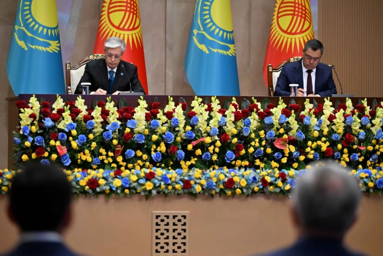 Казахстан и Кыргызстан подписали совместное заявление 📷 | Мой Город Казахстан и Кыргызстан подписали совместное заявление