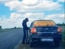 В ЗКО водитель нарушил ПДД при сопровождении школьного автобуса