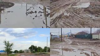 Асфальт прошёл мимо: жители села в ЗКО жалуются на бездорожье