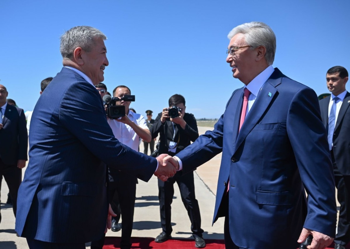 Президент Токаев прибыл в Кыргызстан