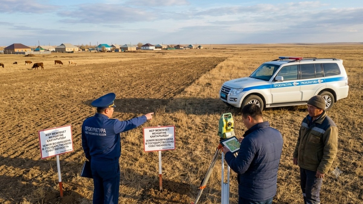Земли за 75 млн тенге вернули государству в ЗКО