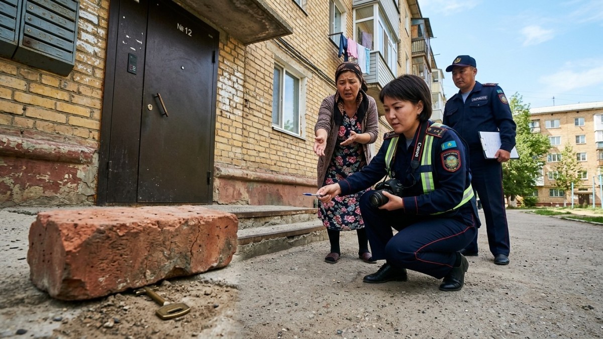 Оставила ключ под кирпичом: нелепая кража произошла в Актюбинской области