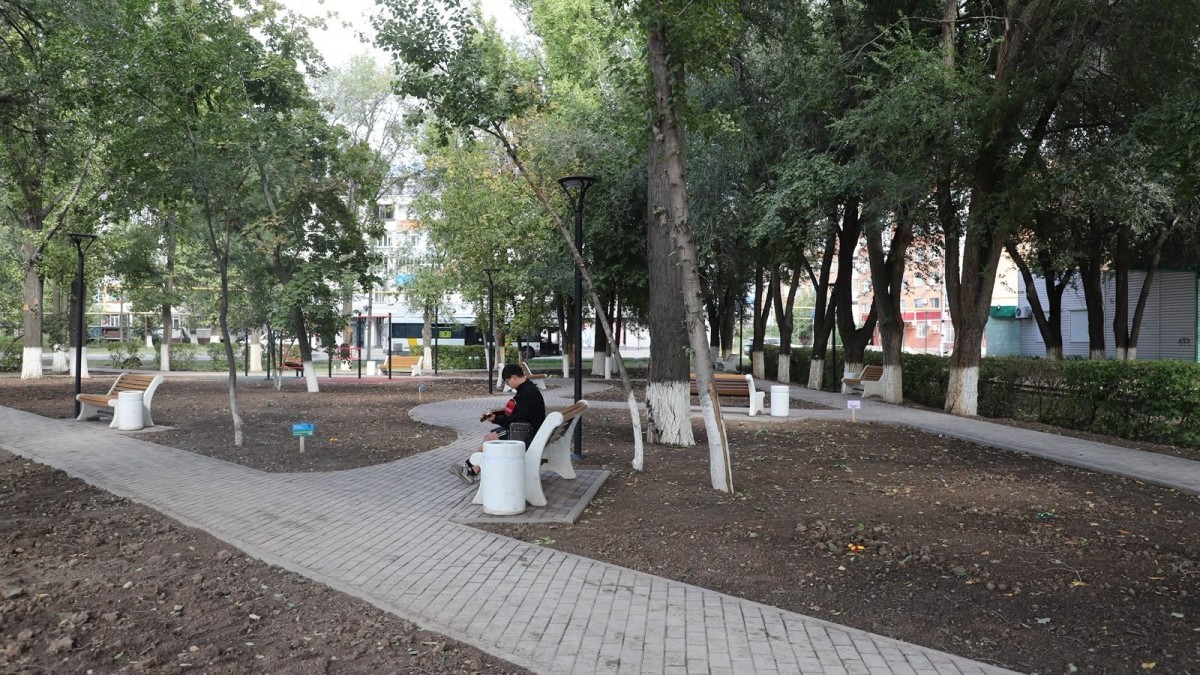 В рамках празднования Дня города в Уральске открыли три сквера