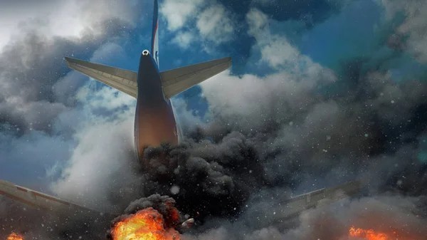 Самолет выкатился за пределы полосы и загорелся: погибли 125 человек