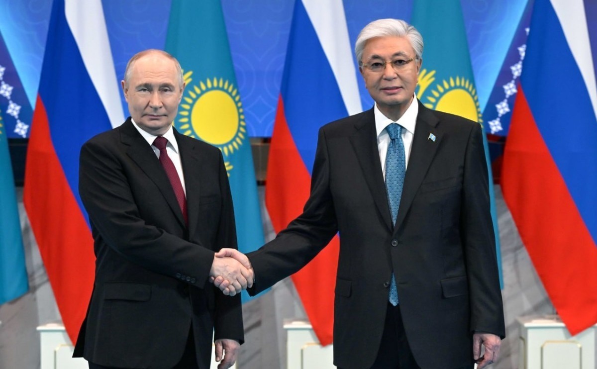 Токаев направил Путину телеграмму после выборов в Госдуму