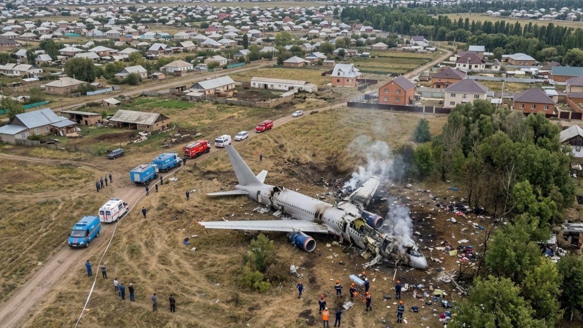 Пассажирский самолет разбился возле села: погибли почти 300 человек