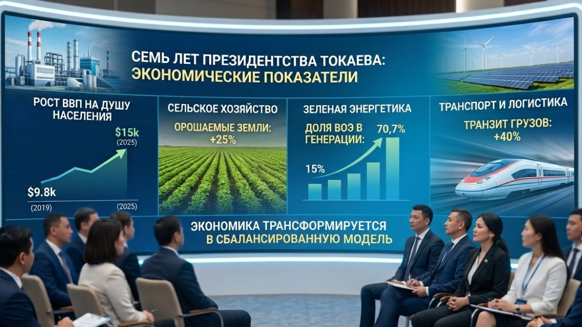 Эксперт оценил трансформацию экономики Казахстана за семь лет президентства Токаева