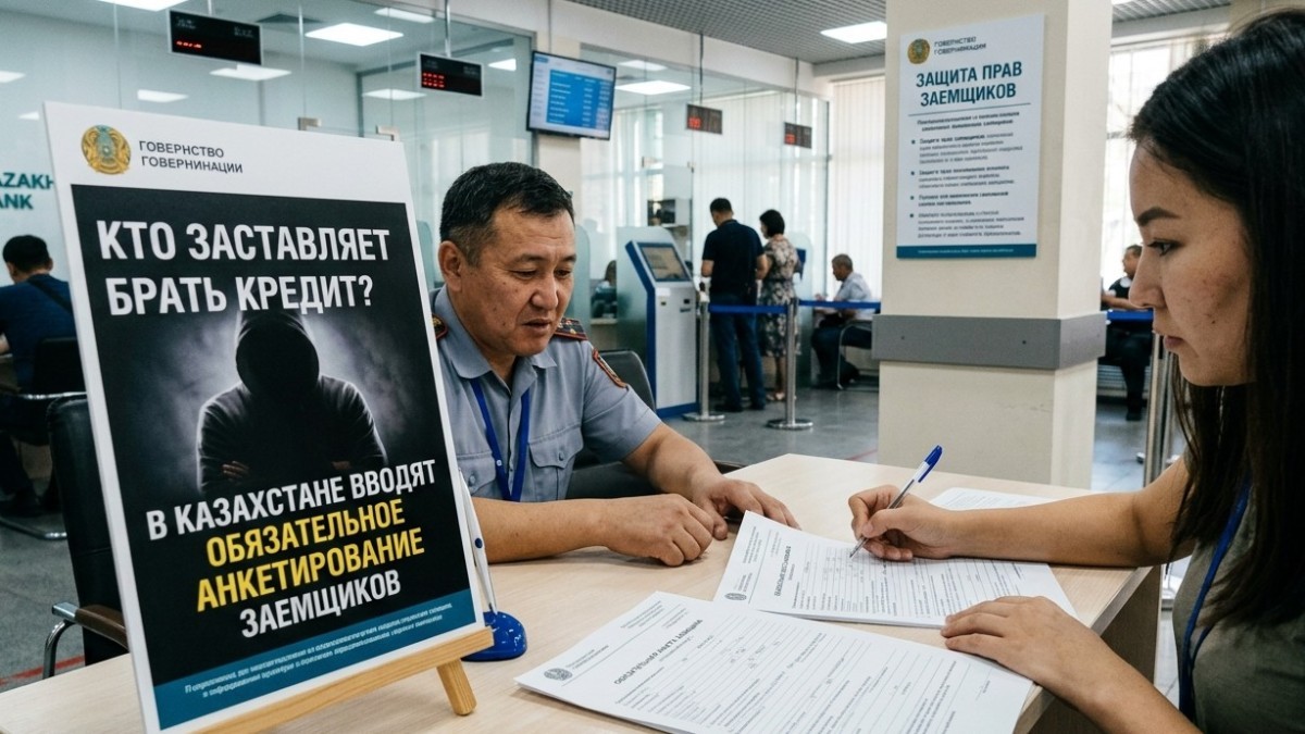 Кто заставляет брать кредит? В Казахстане вводят обязательное анкетирование заемщиков
