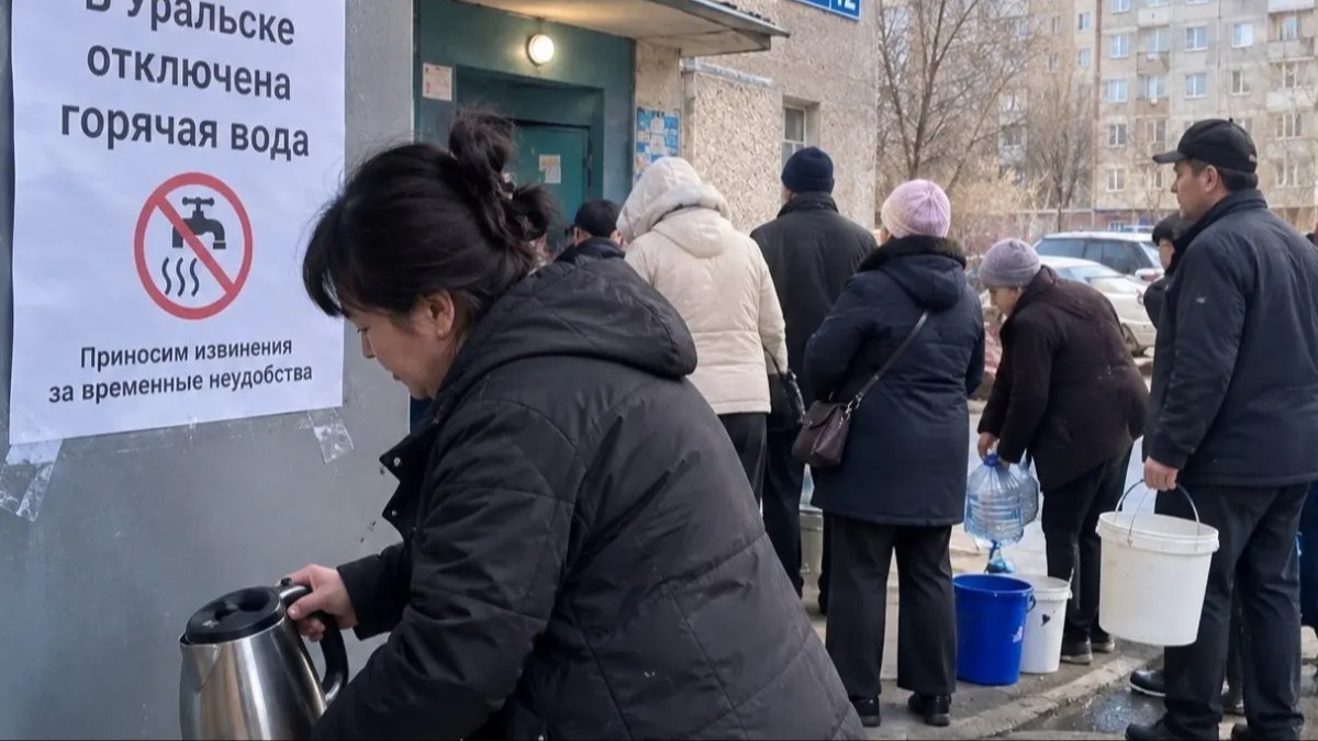 В микрорайоне Уральска на два дня отключили горячую воду