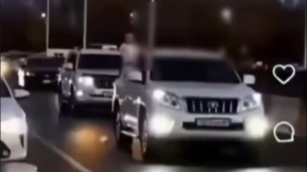 Трюки на мосту и гонки на перекрёстках: в Уральске полицейские наказали участников опасного свадебного кортежа