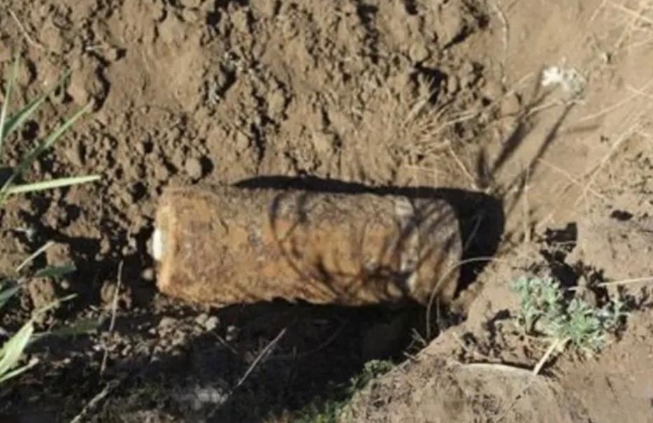 Военный снаряд нашли в ЗКО