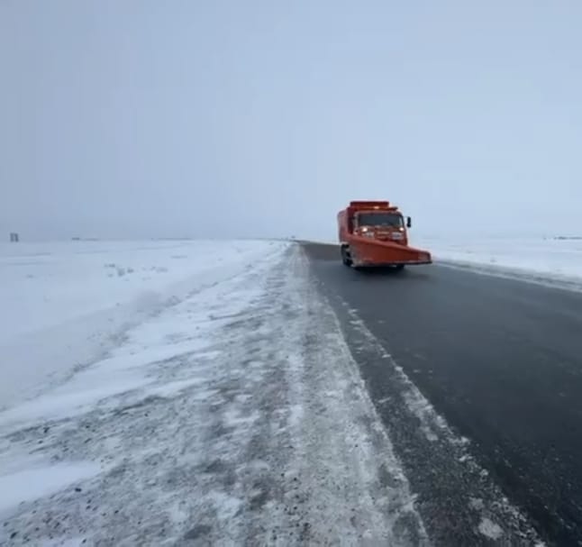 В ЗКО из-за непогоды закрыли два участка дорог