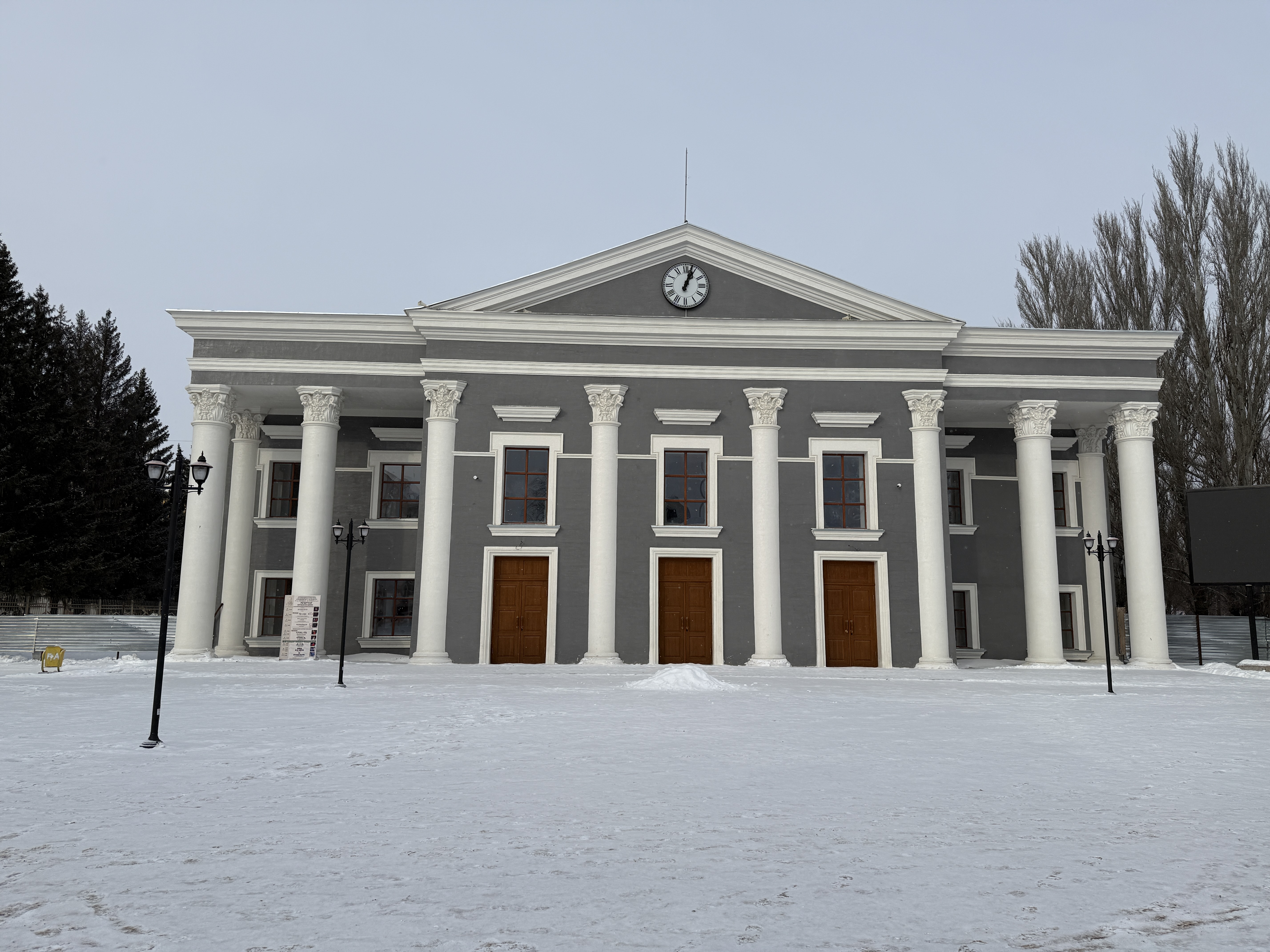 А.Островский атындағы драма театрдың жаңғырту жұмыстары 85% аяқталған