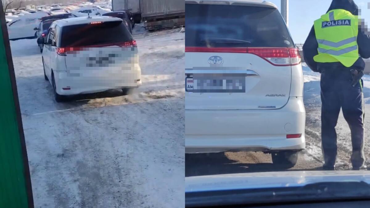 Автомобиль жителя Уральска отправили на штрафстоянку за долги