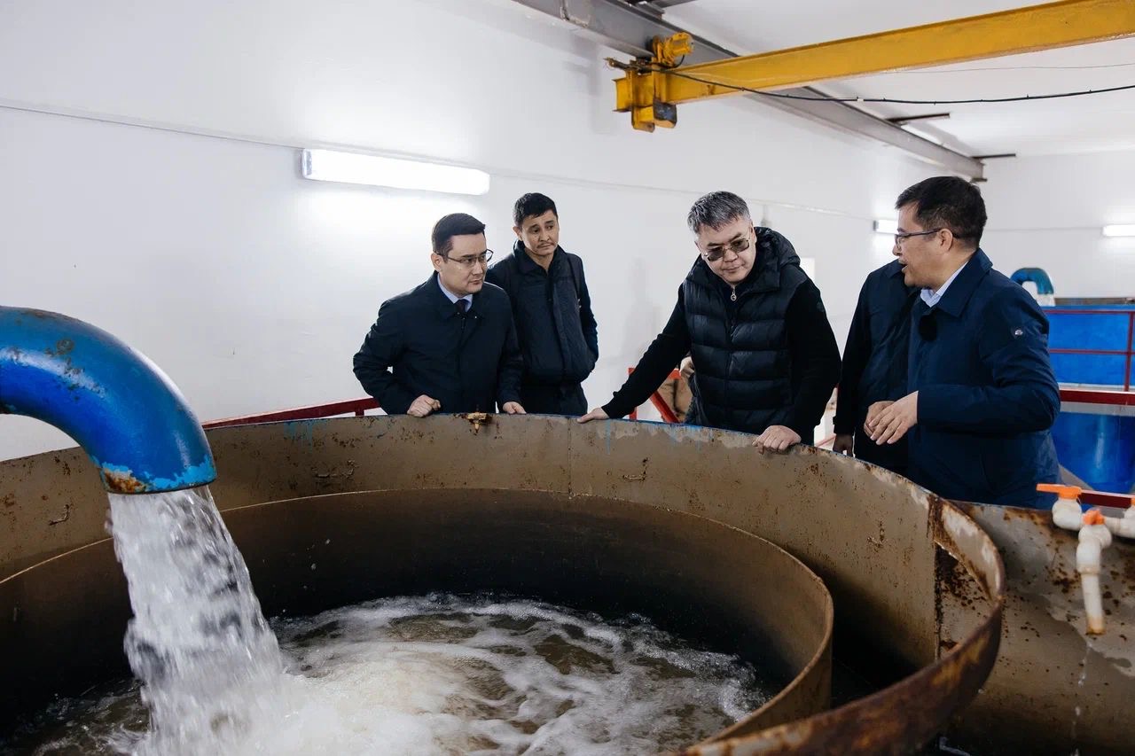В Атырау завершено строительство крупнейшей водоочистительной станции