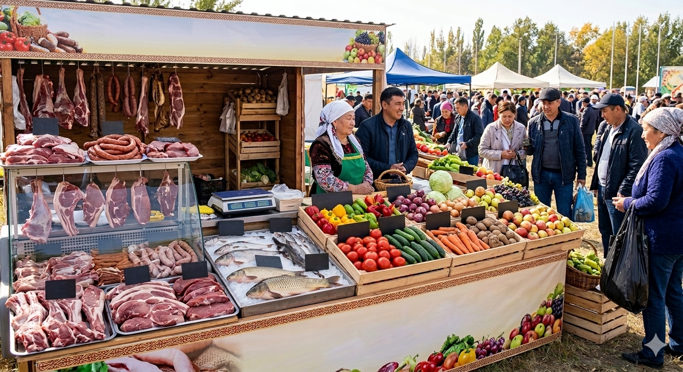 Өткен жылы Оралда ауылшаруашылық өнімдері қойылған 52 жәрмеңке өтті
