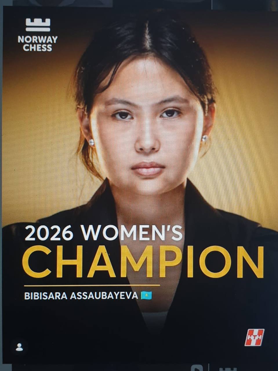 Norway Chess Women 2026: Бибісара Асаубаева халықаралық турнирде топ жарды
