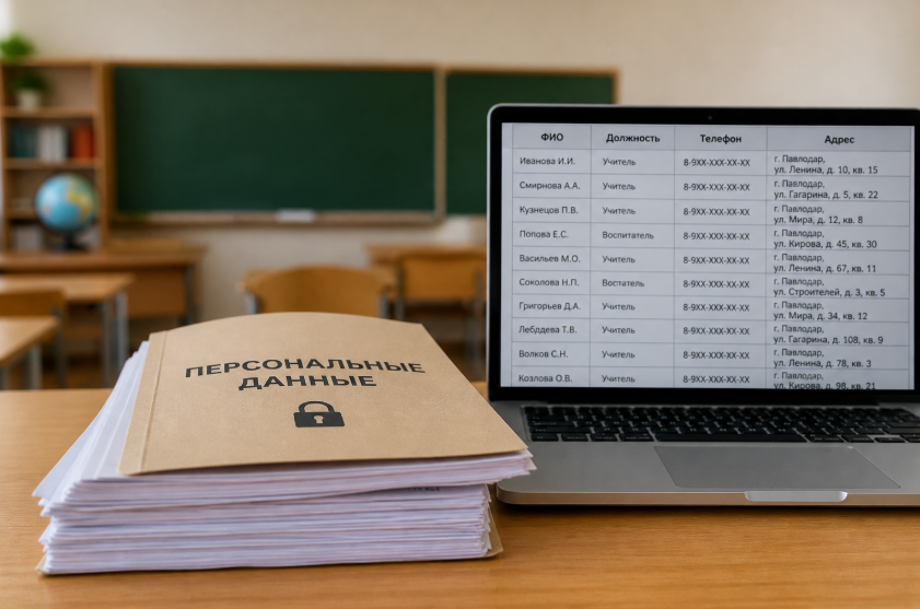В Павлодаре утекли данные более 2 тысяч работников образования