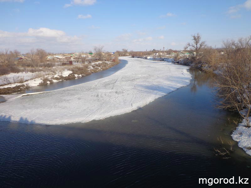 Уральск. Уровень Деркула достиг опасной отметки