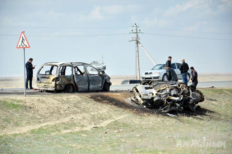 Подробности жуткой аварии на трассе Атырау-Уральск