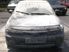 Алматинцы потушили автомобиль приезжего
