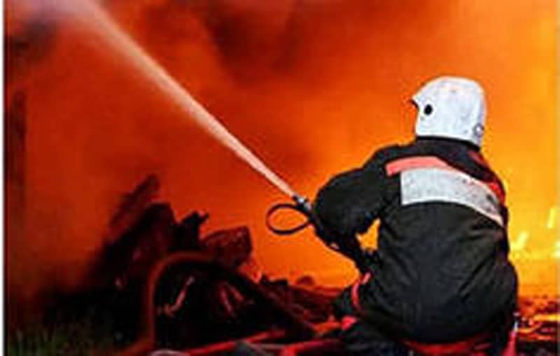 В Атырау в супермаркете произошел пожар