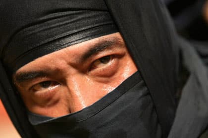 Американский ниндзя будет наказан за попытки притвориться камнем