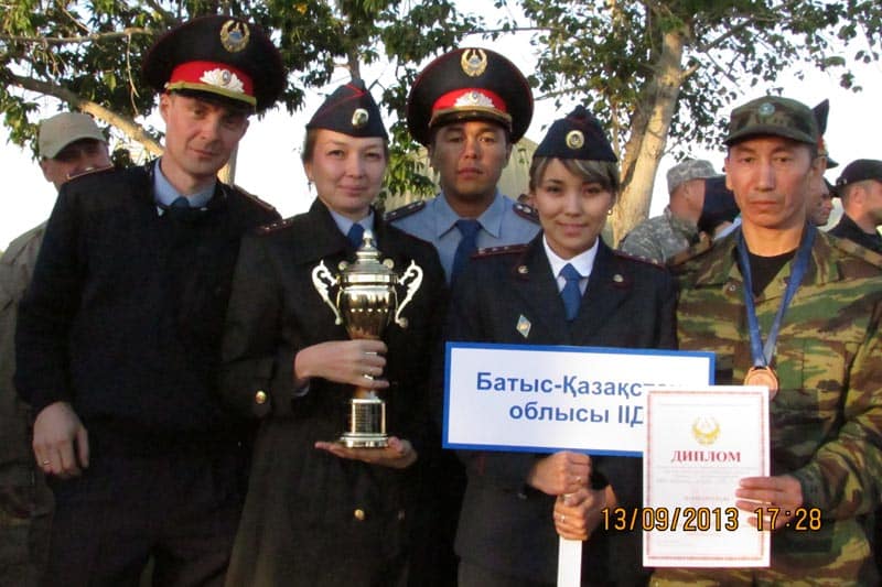 Полицейские ЗКО завоевали «бронзу»