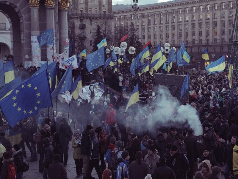 Оппозиция захватила здание Минюста Украины