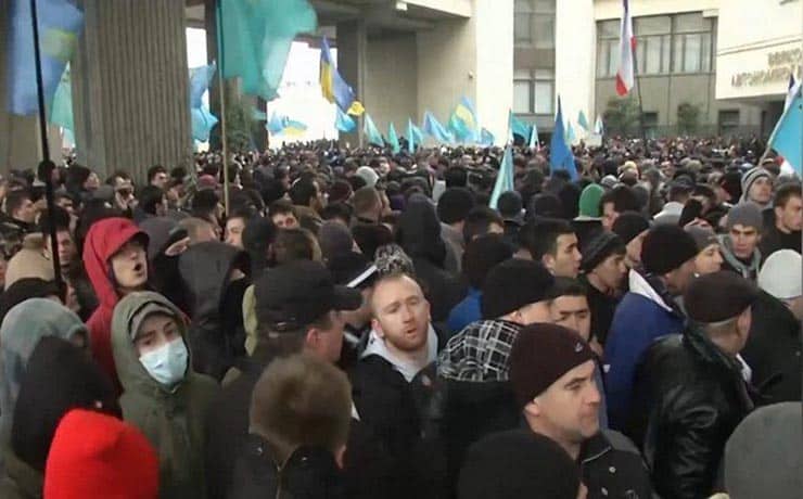 Российский МИД сообщил о попытке захвата МВД Крыма