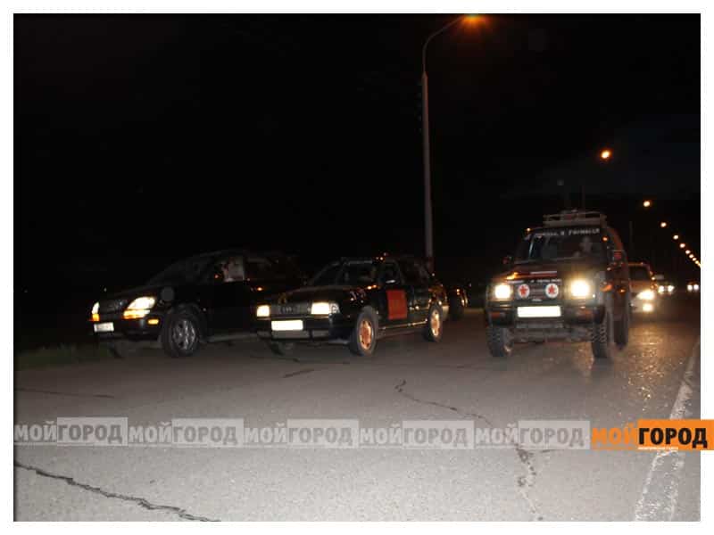 В Уральске на гонках полицейские переписывали госномера