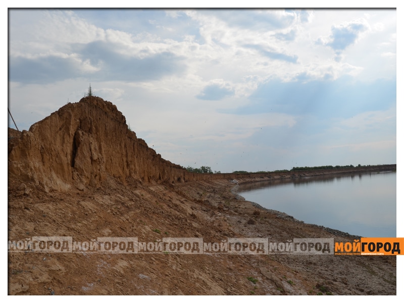 Приостановлено укрепление берега Урала рядом с селом Облавка