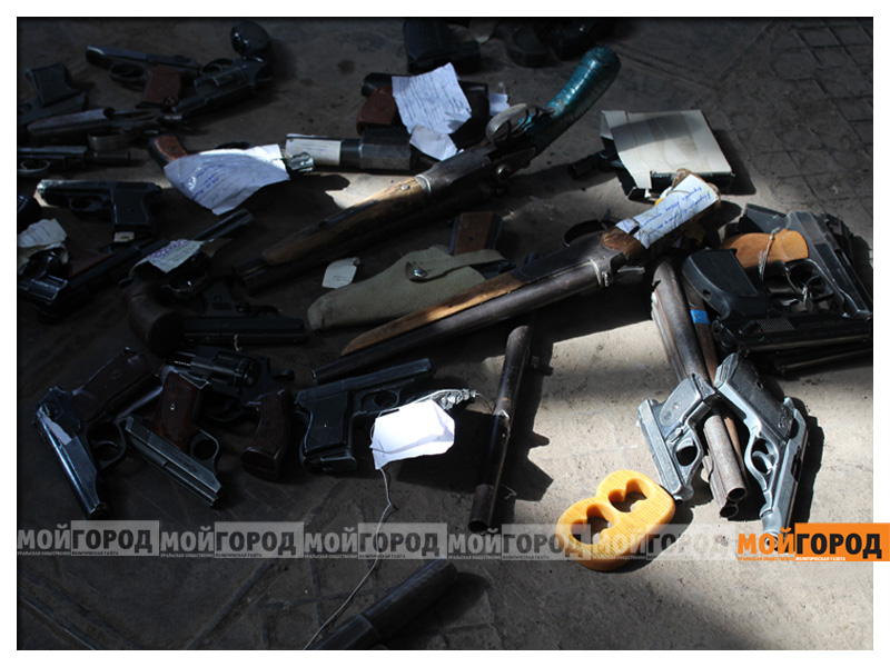 В Уральске из огнестрельного оружия сделают шары