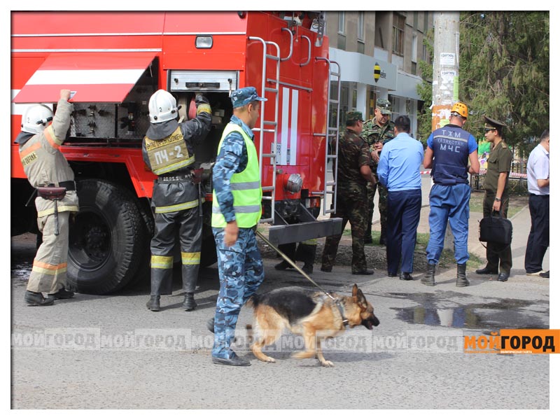 Хозяйственная сумка на автовокзале Актобе собрала все экстренные службы