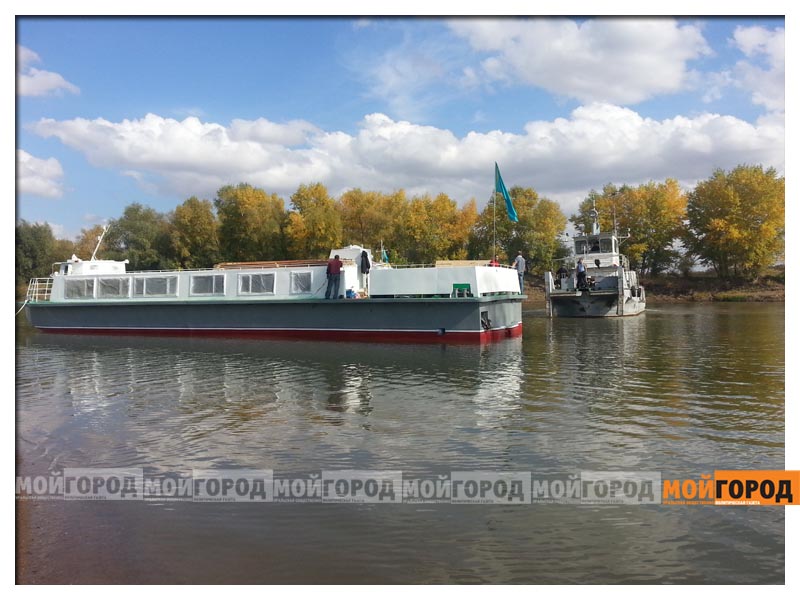 В Уральске на воду спустили пассажирский теплоход