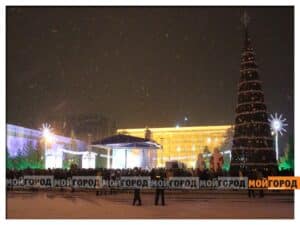 В Уральске празднование Нового года начнется сегодня