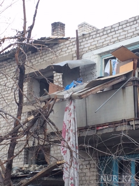 В Талдыкоргане произошел взрыв жилого дома (фото)