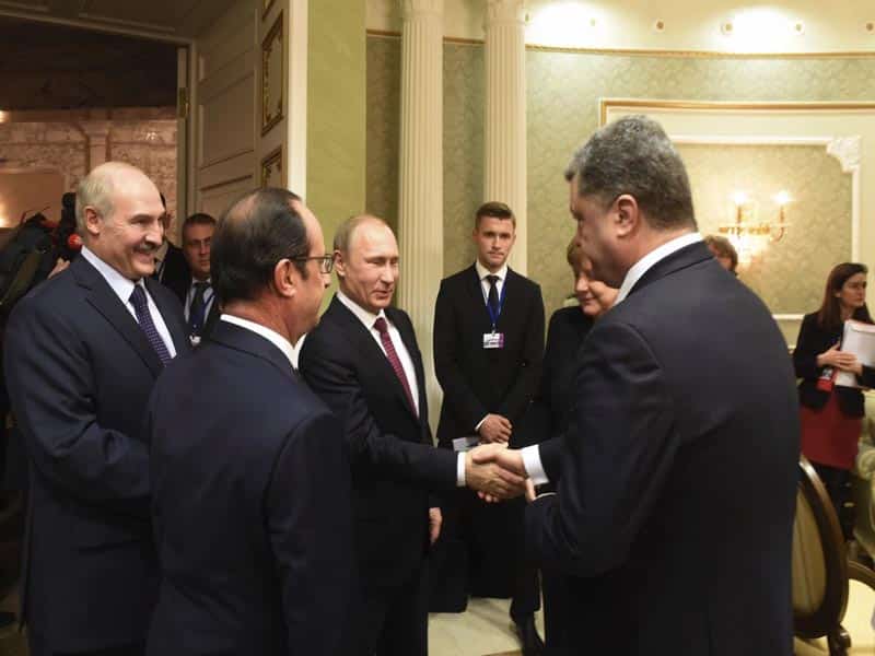 Переговоры в Минске: Договор о прекращении огня вступит в силу 15 февраля