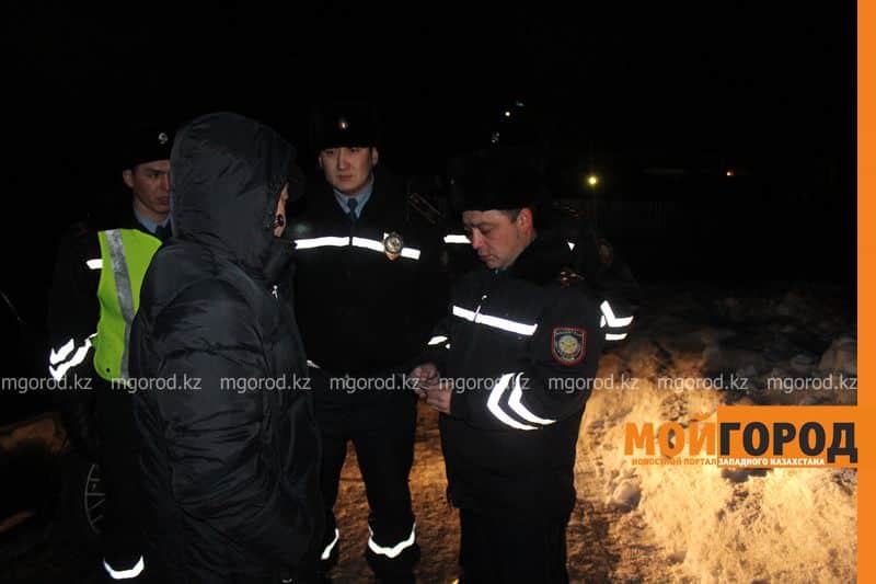 В Уральске нетрезвый водитель устроил гонку с дорожными полицейскими