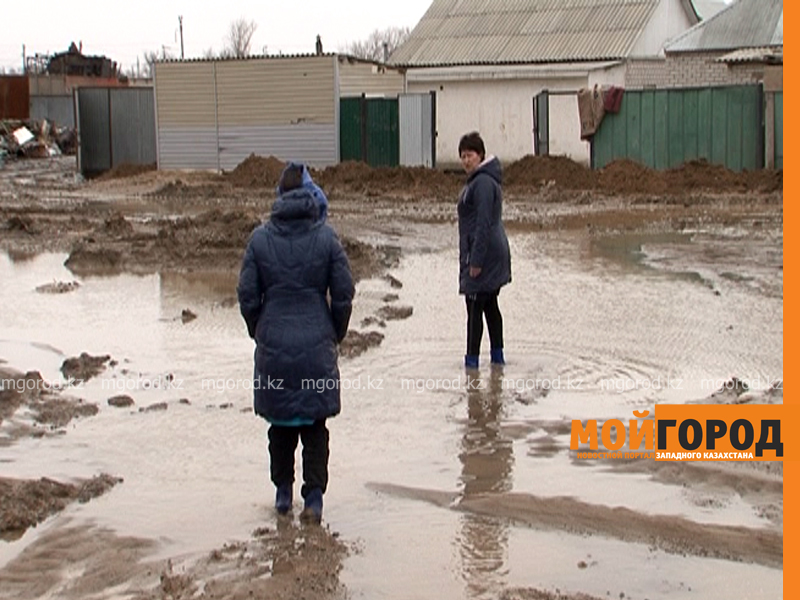 В Актобе талой водой затопило десятки дачных домов (фото)