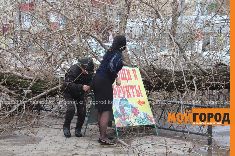 В ЗКО объявлено штормовое предупреждение