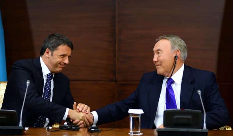Назарбаев застрял в лифте с премьером Италии