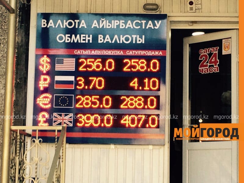В Уральске доллар продают по 258 тенге
