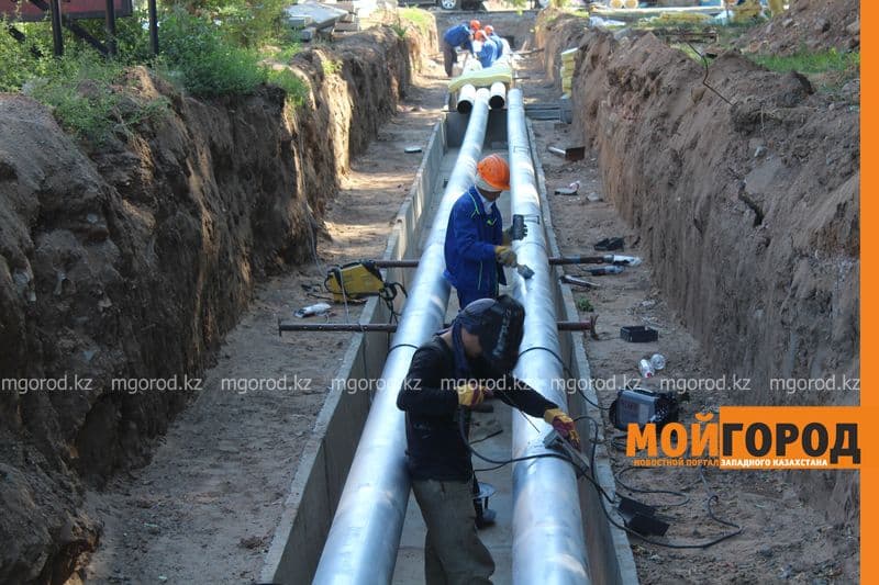 В центральной части Уральска на три дня отключили горячую воду